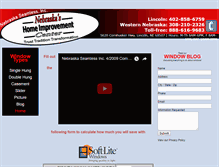 Tablet Screenshot of nebraskawindowstore.com